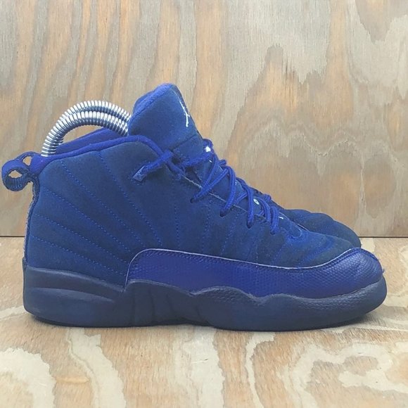 Jordan Other - Air Jordan 12 Retro 'Deep Royal Blue' Suede Youth